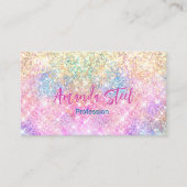 Niedlicher Glitzer Visitenkarte (Vorderseite)