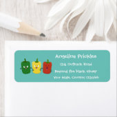 Niedlicher Glockenpfeffer capsicum trio singend Ca (Insitu)