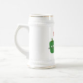 Niedlicher Glockenpfeffer capsicum trio singend Ca Bierglas (Links)