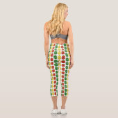 Niedlicher Glockenpfeffer capsicum trio singend Ca Capri Leggings (Rückseite)