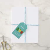 Niedlicher Glockenpfeffer capsicum trio singend Ca Geschenkanhänger (Mit Garn)