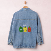Niedlicher Glockenpfeffer capsicum trio singend Ca Jeansjacke (Hangar)