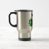 Niedlicher Glockenpfeffer capsicum trio singend Ca Reisebecher (Links)