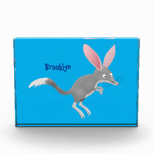 Niedlicher glücklicher australischer Bilby-Cartoon Fotoblock