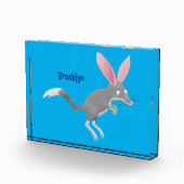 Niedlicher glücklicher australischer Bilby-Cartoon Fotoblock (Rechts)