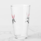 Niedlicher glücklicher australischer Bilby-Cartoon Glas (Links)