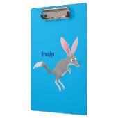 Niedlicher glücklicher australischer Bilby-Cartoon Klemmbrett (Links)