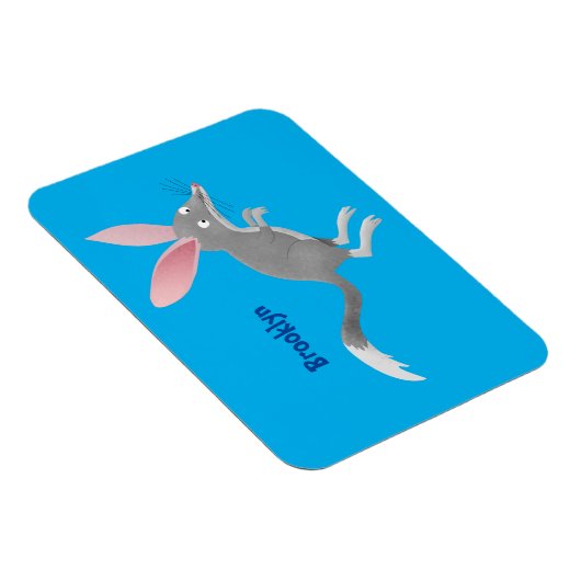 Niedlicher glücklicher australischer Bilby-Cartoon Magnet (Rechte Seite)