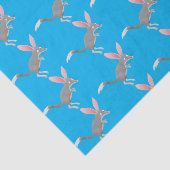 Niedlicher glücklicher australischer Bilby-Cartoon Seidenpapier (Ausschnitt)