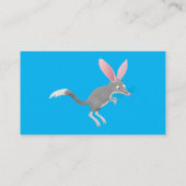 Niedlicher glücklicher australischer Bilby-Cartoon Visitenkarte (Rückseite)