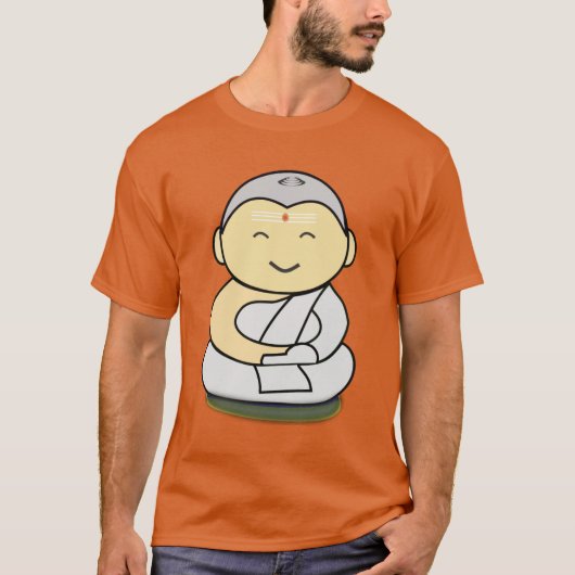 Niedlicher glücklicher Buddha T-Shirt (Vorderseite)