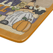 niedlicher glücklicher Fall Saisongnom  Schneidebrett (Ecke)