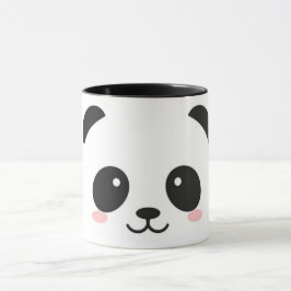 Niedlicher glücklicher Gesichts-Panda Tasse