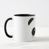 Niedlicher glücklicher Gesichts-Panda Tasse (Links)