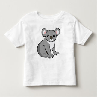 Niedlicher glücklicher grauer Koala, der Kleinkind T-shirt