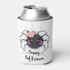 Niedlicher glücklicher Halloween-Spider kann kühle Dosenkühler