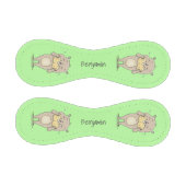 Niedlicher, glücklicher Hamster mit Erdnuss-Cartoo Baseball (Paneele)