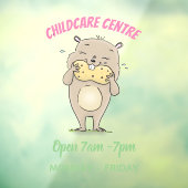 Niedlicher, glücklicher Hamster mit Erdnuss-Cartoo Fensteraufkleber (Blatt 3)