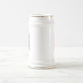 Niedlicher glücklicher Hund mit geschmeidigen Auge Bierglas (Mittel)