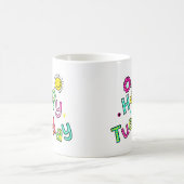 Niedlicher glücklicher kaffeetasse (Mittel)