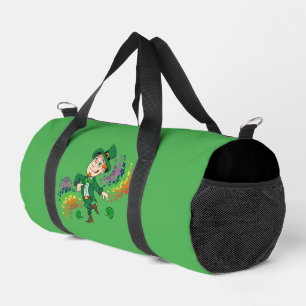 Niedlicher glücklicher Lächelnelke, ein Regenbogen Duffle Bag