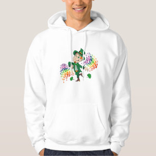 Niedlicher glücklicher Lächelnelke, ein Regenbogen Hoodie