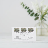 Niedlicher glücklicher Lagerbewohner großer RV-Zug Visitenkarte (Stehend Vorderseite)