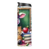 Niedlicher glücklicher Lehrertag Thermosbecher (Nach rechts gedreht)