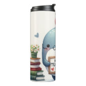 Niedlicher glücklicher Lehrertag Thermosbecher (Nach links gedreht)