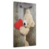Niedlicher glücklicher Mütter Tag Teddy Bär Klemmbrett (Rechts)