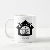 Niedlicher glücklicher Pawther-Tag Kaffeetasse (Links)