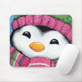 Niedlicher glücklicher Penguin gekleidet für Mousepad (Mit Mouse)