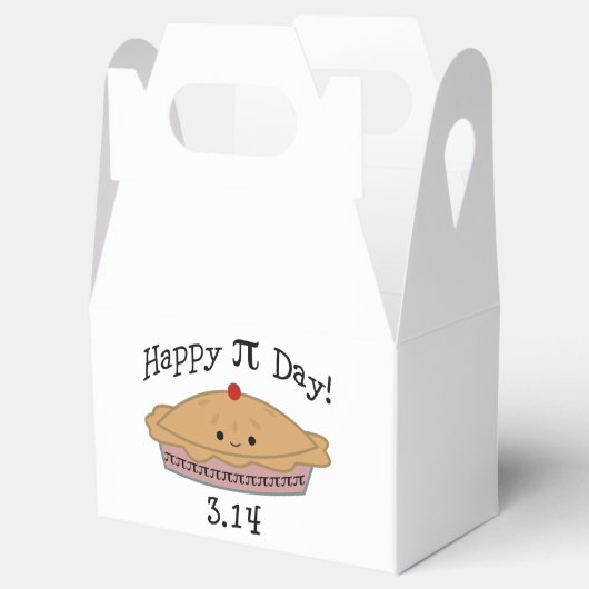 Niedlicher glücklicher Pi Day! Geschenkschachtel (Geöffnet)