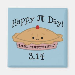 Niedlicher glücklicher Pi Day! Magnet