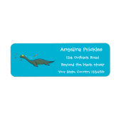 Niedlicher, glücklicher Seemänner Plesiosaurier-Ca (Vorne)