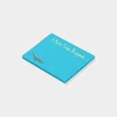 Niedlicher, glücklicher Seemänner Plesiosaurier-Ca Post-it Klebezettel (angewinkelt)