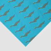 Niedlicher, glücklicher Seemänner Plesiosaurier-Ca Seidenpapier (Ausschnitt)