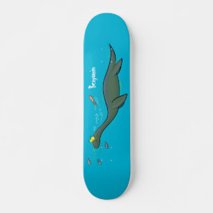 Niedlicher, glücklicher Seemänner Plesiosaurier-Ca Skateboard