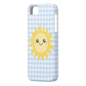 Niedlicher glücklicher Sun Case-Mate iPhone Hülle (Rückseite Links)