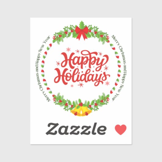 Niedlicher glücklicher Urlaub Aufkleber (Blatt)