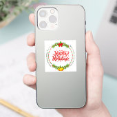 Niedlicher glücklicher Urlaub Aufkleber (Telefon)