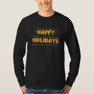 Niedlicher glücklicher Urlaub Weihnachten Neujahr  T-Shirt