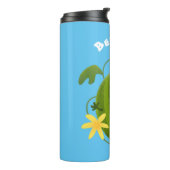 Niedlicher, glücklicher Wassermelone-Cartoon Thermosbecher (Nach links gedreht)