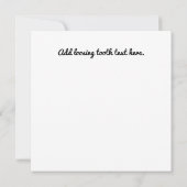 Niedlicher Glückwunsch an den ersten Platz (Rückseite)