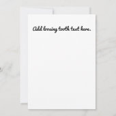 Niedlicher Glückwunsch an den ersten Platz Einladung (Rückseite)