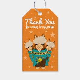 Niedlicher Glückwunsch zum Geburtstag Boy Alpacas  Geschenkanhänger