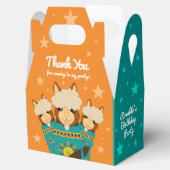 Niedlicher Glückwunsch zum Geburtstag Boy Alpacas Geschenkschachtel (Geöffnet)