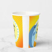 Niedlicher Glückwunsch zum Geburtstag Boy Blue Dol Pappbecher (Links)