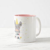 Niedlicher Glückwunsch zum Geburtstag Koala Zweifarbige Tasse (VorderseiteRechts)