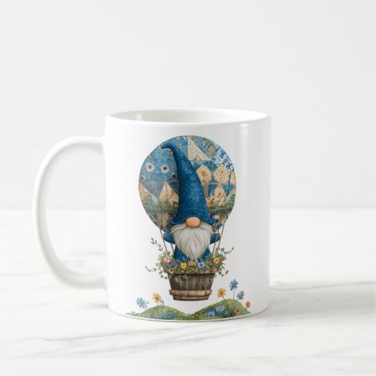 Niedlicher Gnom 11 oder 15 oz Kaffeetasse (Links)